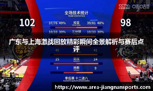 广东与上海激战回放精彩瞬间全景解析与赛后点评